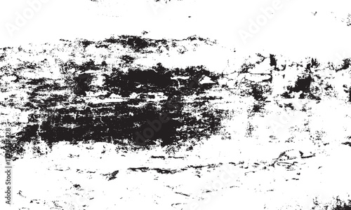 Wallpaper Mural Distressed black and white texture with grunge effect isolated on white background Torontodigital.ca
