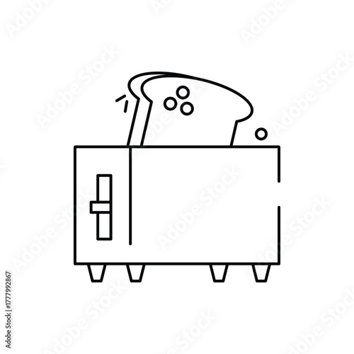 Toaster vector icon