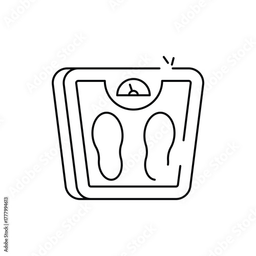 Weight Scale vector icon