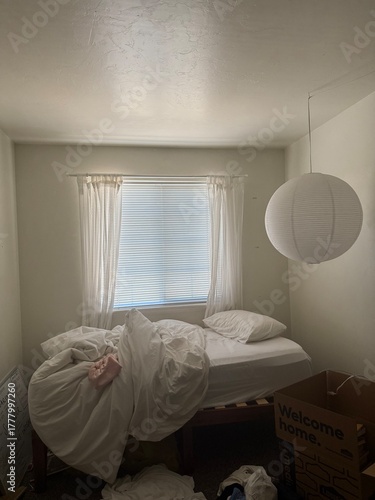 room with bed