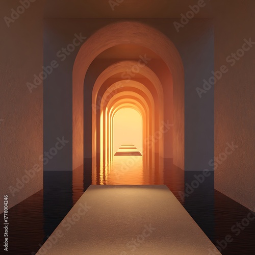 columns in the night