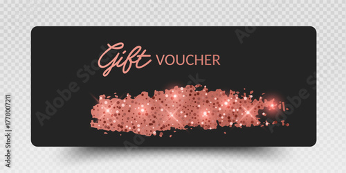 Luxury gift vouchers and gift Card. Elegant template for a festive gift card. Vector set