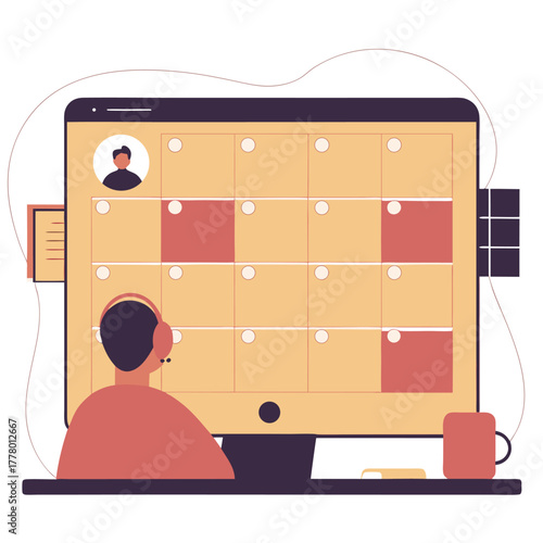 Manage appointments using modern online calendar for maximum efficiency