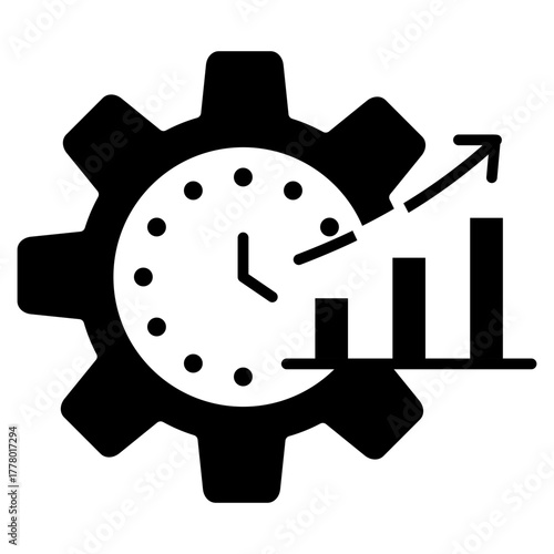 Productivity Glyph Icon