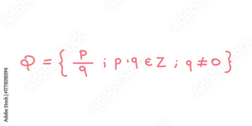 Rational Numbers Formula in Mathematics.