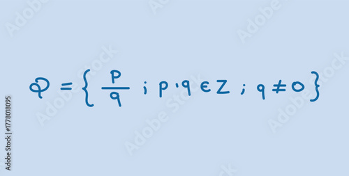 Rational Numbers Formula in Mathematics.