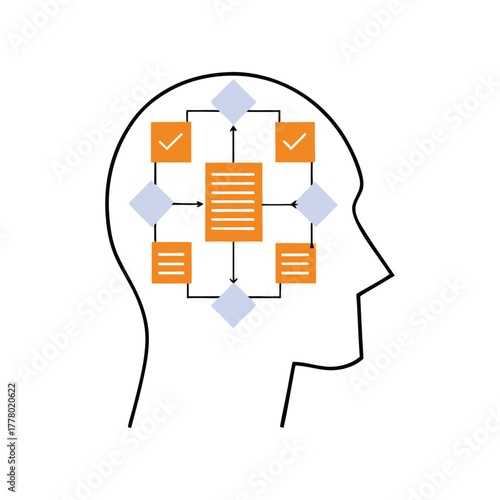 Visualize complex ideas and strategic planning within the human mind