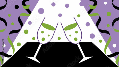 New Year Cheers with Sparkling Wine