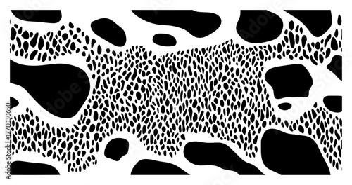 Organic Abstract Animal Skin Seamless Pattern Vector Texture