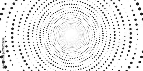 abstract monochrome halftone pattern. futuristic panel. grunge dotted backdrop with circles, dots, point. design element for web banners,eps 10