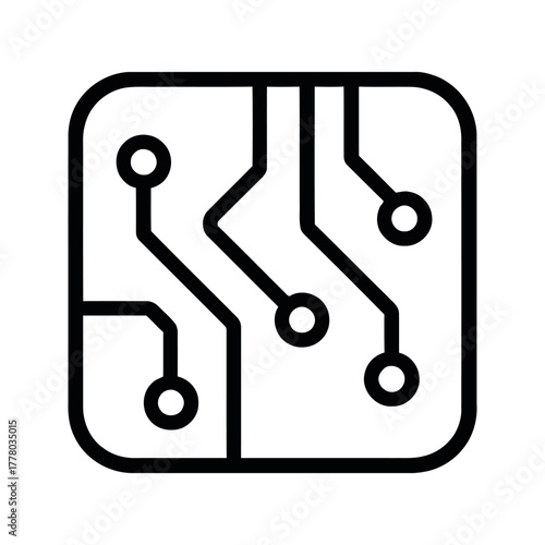 Black gear icon with interlocking teeth isolated on white background