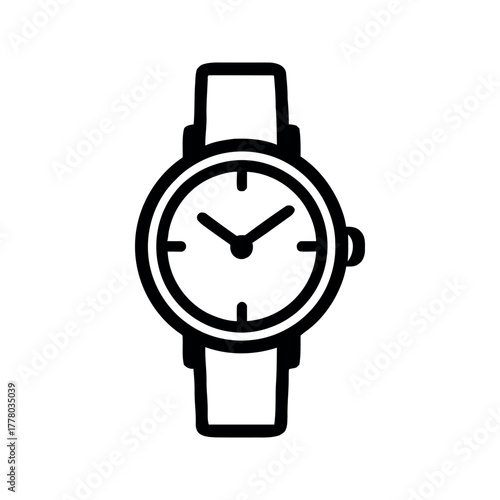 Classic black and white fedora hat with dark band on plain background