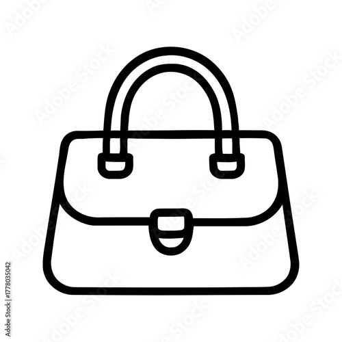 Single High Heel Shoe in a Minimalist Black and White Design