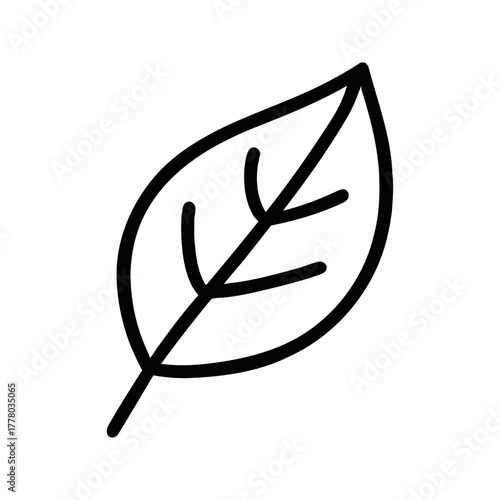 Simple Silhouette of a Paw Print on a White Background