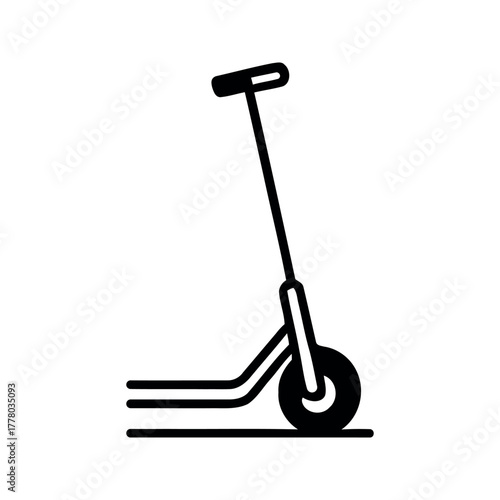 Side View of a Bus Vehicle Outline with Visible Wheels and Windows