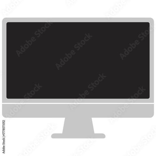 銀色のデスクトップパソコンが輝き革新を象徴する静けさのシーン