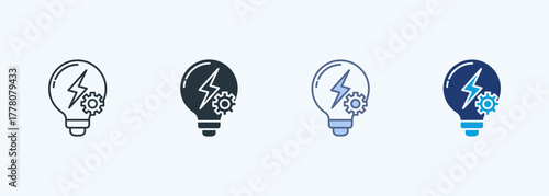 Energy Multiple Style Icon Collection