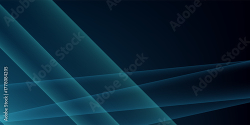 green turquoise and blue background vector overlap layer on dark space for background design.eps 10.