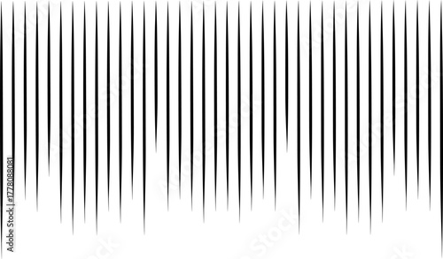 Abstract vertical spikes forming a sharp, gradient pattern. Modern black-and-white design ideal for backgrounds, digital art, textures, and creative graphic projects.
