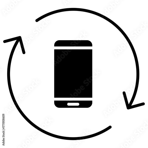 Force Feedback Glyph Icon