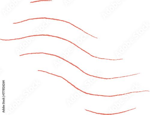 Wavy Lines Postage Stamp