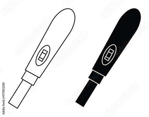  Pregnancy Test Icons — Minimal Vector Bundle for Web and App Design.