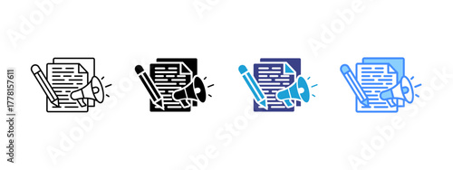 Editing  Collection icon set multiple style collection