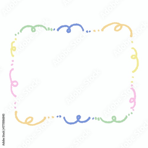 frame with flowers