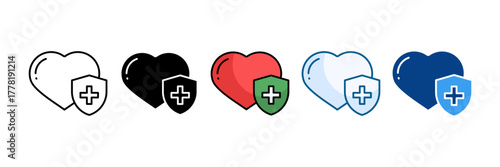 Health Icon Set Multiple Style Collection