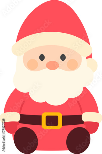 Sitting Cute Christmas Character