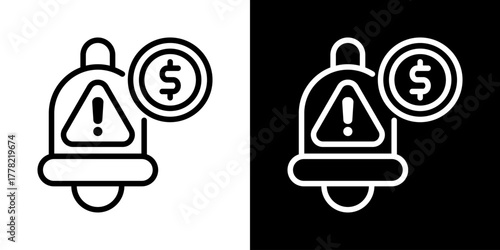 Budget Rescue  Icon Of Line Black And White Style 