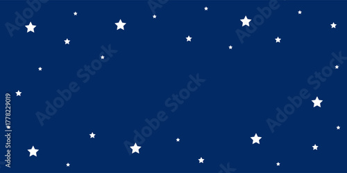 Dark blue starry night background