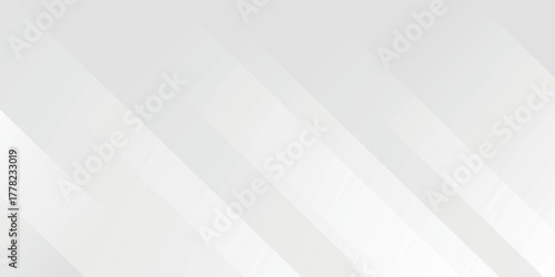 Gray abstract background with simple and modern white geometric shapes decoration. Overlapping geometric background concept for covers, banners, presentations and certificates. EPS. 2