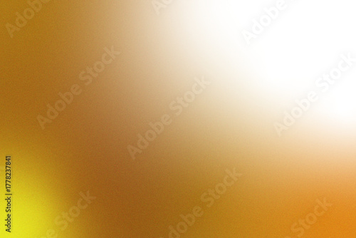 Abstract golden gradient background with blurred texture and white light, perfect for adding text or design elements isolated on transparent background png