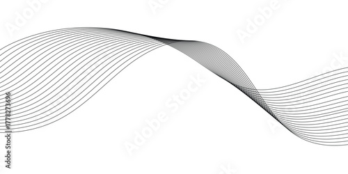 abstract creative wave effect for background, banner, poster.