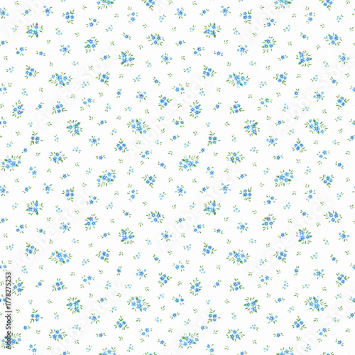 Seamless small flower pattern


