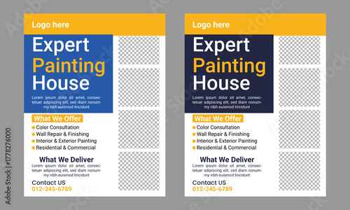 House Painting Flyer Templates