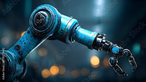 Industrial robot hand for automation technology