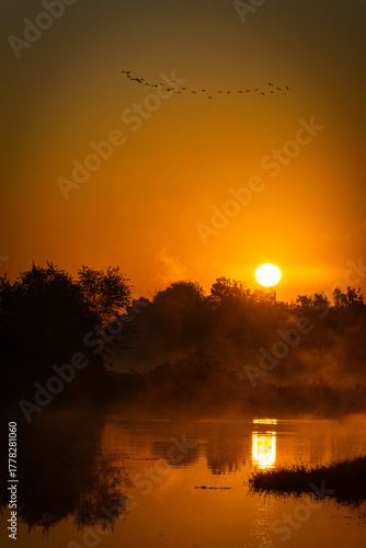 Sunrise on a lake
