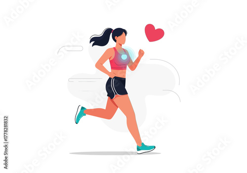 Symbolizing love, passion, and health. Suitable for valentines day promotions, healthcare campaigns, or inspirational content. Marketing, healthcare, love, passion.