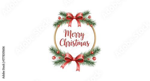 set of christmas elements