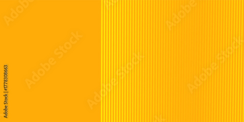 Abstract yellow gradient arrow shape overlay layer background with arrow pattern and shadow. Modern graphic element. Suit for poster, brochure, banner, business, cover, web, flyer. Vector illustration