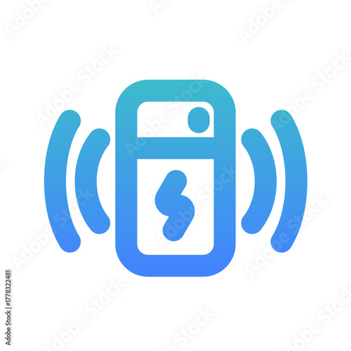 keyless outlined gradient icon