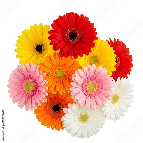 Colorful Gerbera Daisy Bouquet - A Vibrant Floral Display.