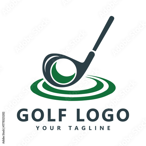 Golf logo icon vector template