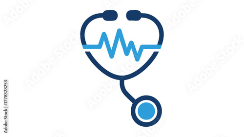 Stethoscope heartbeat healthcare