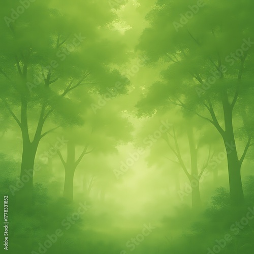 숲 속의 평화로운 정경