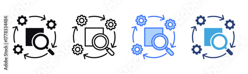 Task Integration icon sheet multiple style collection