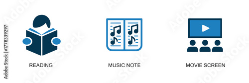 Reading Music and Movies Iconography for Education and Entertainment Concepts