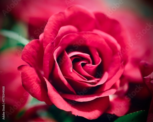 Fotografie Red Rose Bloom